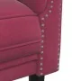 Juego de sofás 2 piezas terciopelo rojo tinto de , Sofás - Ref: Foro24-3209223, Precio: 497,94 €, Descuento: %