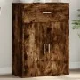 Aparador madera de ingeniería roble ahumado 60x30x84 cm by , Sideboards - Ref: Foro24-840496, Price: 70,24 €, Discount: %