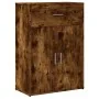 Aparador madera de ingeniería roble ahumado 60x30x84 cm by , Sideboards - Ref: Foro24-840496, Price: 70,24 €, Discount: %