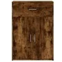 Aparador madera de ingeniería roble ahumado 60x30x84 cm by , Sideboards - Ref: Foro24-840496, Price: 70,24 €, Discount: %