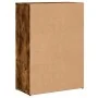 Aparador madera de ingeniería roble ahumado 60x30x84 cm by , Sideboards - Ref: Foro24-840496, Price: 70,24 €, Discount: %