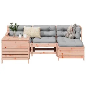 Juego de sofás de jardín 5 pzas madera maciza de abeto Douglas by , Garden sets - Ref: Foro24-3250494, Price: 346,64 €, Disco...