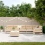 Juego de sofás de jardín 7 piezas madera maciza de pino by , Garden sets - Ref: Foro24-3250896, Price: 382,94 €, Discount: %