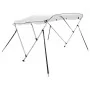 Toldo bimini 3 arcos con paredes laterales 183x(170-182)x137 cm de , Cubiertas para almacenamiento de barcas - Ref: Foro24-94...