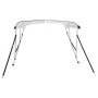 Toldo bimini 3 arcos con paredes laterales 183x(170-182)x137 cm de , Cubiertas para almacenamiento de barcas - Ref: Foro24-94...