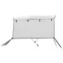 Toldo bimini 3 arcos con paredes laterales 183x(170-182)x137 cm de , Cubiertas para almacenamiento de barcas - Ref: Foro24-94...