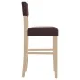 Taburetes altos 2 uds madera maciza de caucho y cuero sintético de , Taburetes de cocina - Ref: Foro24-4006197, Precio: 81,01...