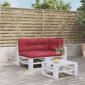 Cojines para palets 3 unidades tela rojo tinto de , Cojines para sillas y sofás - Ref: Foro24-3217129, Precio: 88,05 €, Descu...