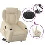 Sillón reclinable elevable de tela color crema de , Sillones - Ref: Foro24-3204491, Precio: 284,96 €, Descuento: %