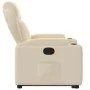 Sillón reclinable elevable de tela color crema de , Sillones - Ref: Foro24-3204491, Precio: 284,96 €, Descuento: %