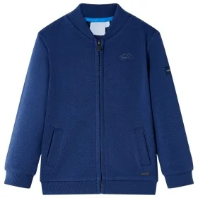 Sudadera infantil con cremallera azul marino 140 by , Kids T-shirts - Ref: Foro24-12143, Price: 14,31 €, Discount: %