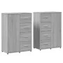 Aparadores 2 uds madera de ingeniería gris Sonoma 60x31x84 cm von , Sideboards - Ref: Foro24-3276593, Preis: 204,30 €, Rabatt: %