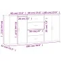 Aparadores 3 uds madera de ingeniería gris Sonoma 60x31x84 cm de , Aparadores - Ref: Foro24-3276579, Precio: 241,26 €, Descue...