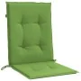 Cojines silla respaldo bajo 2 ud tela verde melange 100x50x4 cm de , Cojines para sillas y sofás - Ref: Foro24-4002460, Preci...