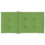 Cojines silla respaldo bajo 2 ud tela verde melange 100x50x4 cm de , Cojines para sillas y sofás - Ref: Foro24-4002460, Preci...