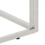Mesa consola acero inoxidable plateado y vidrio templado de , Mesas auxiliares - Ref: Foro24-349995, Precio: 177,83 €, Descue...