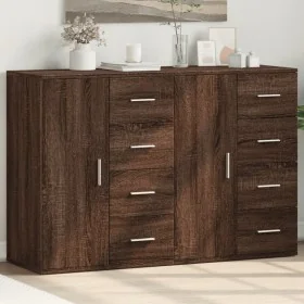 Aparadores 2 uds madera de ingeniería roble marrón 59x39x80 cm von , Sideboards - Ref: Foro24-3276636, Preis: 198,17 €, Rabat...