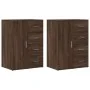 Aparadores 2 uds madera de ingeniería roble marrón 59x39x80 cm von , Sideboards - Ref: Foro24-3276636, Preis: 198,17 €, Rabat...