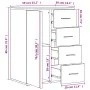 Aparadores 2 uds madera de ingeniería roble marrón 59x39x80 cm von , Sideboards - Ref: Foro24-3276636, Preis: 198,17 €, Rabat...