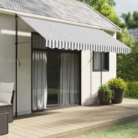 Tela cenefa de toldo de repuesto rayas antracita blanca 3,5 m von , Markisen - Ref: Foro24-367787, Preis: 13,67 €, Rabatt: %