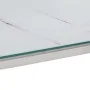 Mesa consola acero inoxidable plateado y vidrio templado by , Side tables - Ref: Foro24-350011, Price: 138,44 €, Discount: %