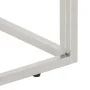 Mesa consola acero inoxidable plateado y vidrio templado by , Side tables - Ref: Foro24-350011, Price: 138,44 €, Discount: %