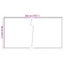 Toldo para balcón ratán sintético blanco 300x90 cm de , Paneles de vallas - Ref: Foro24-156281, Precio: 36,19 €, Descuento: %