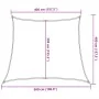 Toldo de vela trapecio HDPE azul 160 g/m² 4/5x4 m de , Sombrillas - Ref: Foro24-311546, Precio: 42,35 €, Descuento: %