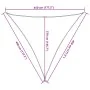 Toldo de vela triangular HDPE amarillo 160 g/m² 4,5x4,5x4,5 m de , Sombrillas - Ref: Foro24-311590, Precio: 28,75 €, Descuent...