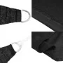 Toldo de vela trapecio HDPE negro 160 g/m² 4/5x4 m de , Sombrillas - Ref: Foro24-311766, Precio: 38,01 €, Descuento: %