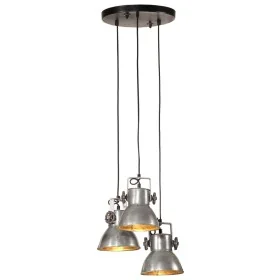 Lámpara colgante plateado vintage 25 W E27 30x30x100 cm de , Lámparas - Ref: Foro24-371855, Precio: 63,34 €, Descuento: %