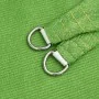 Toldo de vela HDPE verde claro 160 g/m² 7x7 m de , Sombrillas - Ref: Foro24-311280, Precio: 101,62 €, Descuento: %