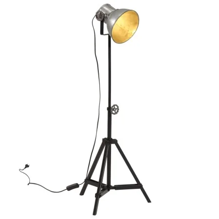 Lámpara de pie plateado vintage 25 W E27 35x35x65/95 cm de , Lámparas - Ref: Foro24-371869, Precio: 64,93 €, Descuento: %
