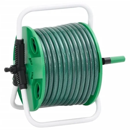Carrete de manguera de pie con set racores PVC verde 0,75" 20 m von , Gartenschlauchhalter - Ref: Foro24-3281513, Preis: 56,0...