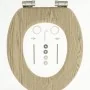 Tiger Asiento de WC de cierre suave Scaffold MDF marrón 252022546 de , Asientos de inodoros y bidés - Ref: Foro24-418327, Pre...