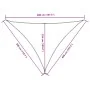 Toldo de vela triangular tela Oxford naranja 3x4x4 m de , Sombrillas - Ref: Foro24-135724, Precio: 24,21 €, Descuento: %