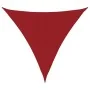 Toldo de vela triangular de tela oxford rojo 5x5x5 m de , Sombrillas - Ref: Foro24-135675, Precio: 42,71 €, Descuento: %