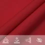 Toldo de vela triangular tela Oxford rojo 6x6x6 m de , Sombrillas - Ref: Foro24-135680, Precio: 53,22 €, Descuento: %