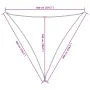 Toldo de vela triangular tela Oxford rojo 6x6x6 m de , Sombrillas - Ref: Foro24-135680, Precio: 53,22 €, Descuento: %