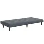 Sofá cama de 2 plazas con taburete terciopelo gris oscuro de , Sofás - Ref: Foro24-3258128, Precio: 300,64 €, Descuento: %