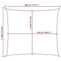 Toldo de vela rectangular HDPE arena 160 g/m² 2,5x3 m de , Sombrillas - Ref: Foro24-4002034, Precio: 25,06 €, Descuento: %