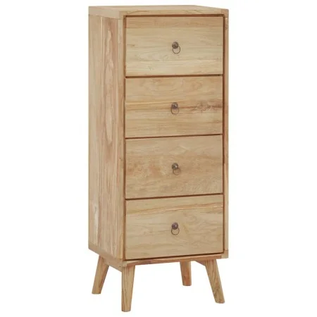 Cómoda de madera maciza de teca 40x30x100 cm by , Drawers - Ref: Foro24-340736, Price: 222,98 €, Discount: %