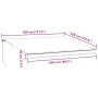 Toldo retráctil manual con LEDs color burdeos 450x350 cm de , Toldos - Ref: Foro24-3215003, Precio: 466,25 €, Descuento: %
