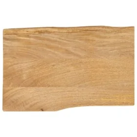 Tablero de mesa borde natural madera maciza mango 50x40x2,5 cm by , Table tops - Ref: Foro24-370703, Price: 33,98 €, Discount: %
