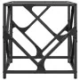Mesa de centro de acero y tapa vidrio transparente 40x40x41 cm by , Coffee table - Ref: Foro24-845990, Price: 37,29 €, Discou...