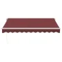 Toldo retráctil manual burdeos 300x250 cm de , Toldos - Ref: Foro24-3215228, Precio: 206,44 €, Descuento: %
