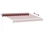 Toldo retráctil manual burdeos 300x250 cm de , Toldos - Ref: Foro24-3215228, Precio: 206,44 €, Descuento: %