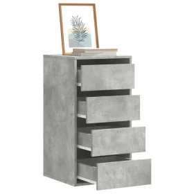 Cajonera de esquina madera ingeniería gris hormigón 40x41x76 cm by , Drawers - Ref: Foro24-852864, Price: 94,20 €, Discount: %