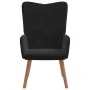 Sillón de relax de terciopelo negro by , Armchairs - Ref: Foro24-327661, Price: 104,11 €, Discount: %