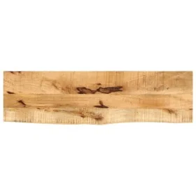 Tablero de mesa borde natural madera maciza mango 100x30x2,5 cm by , Table tops - Ref: Foro24-370336, Price: 64,49 €, Discoun...